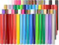 Lya Vinyl 65 Pack Permanent Vinyl, Self Adhesive Vinyl Sheets by LyaVinyl