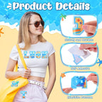 WILLBOND 52 Pcs Beach Alphabet Patches 2.8 Inch Self Adhesive Letter Patches - Image 3