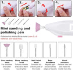 Fippy 101PCS Gundam Model Tools Kit, Hobby Building Tools Kit - Image 6