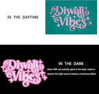 HTVVETUR Glitter Pink Heat Transfer Vinyl, Glow in The Dark HTV Vinyl Roll 12" - Image 8