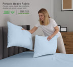 RUVANTI 100% Cotton Sheets – King Size Percale Bedding, Cooling & Breathable - Image 3