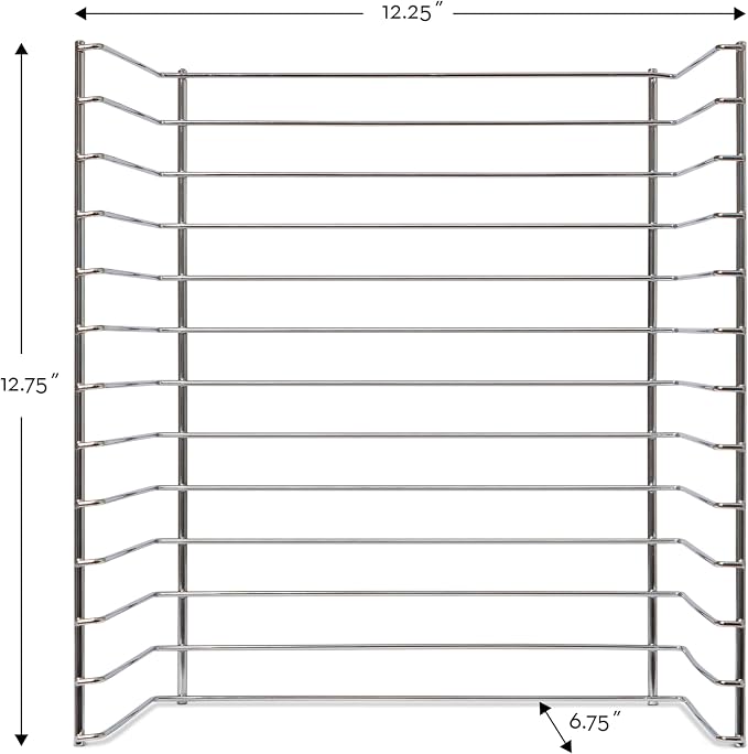 Melissa & Doug Multi-Fit Metal Wire Puzzle Rack 12 inches wide and 0.75 inches - Image 4