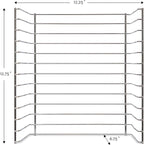 Melissa & Doug Multi-Fit Metal Wire Puzzle Rack 12 inches wide and 0.75 inches - Image 4