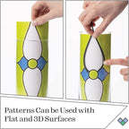 Gallery Glass Stained Glass Pattern Set, Architectural 3 Piece Pattern Set - Image 5