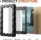 4x6 Wavy Picture Frame With Mat - Image 4