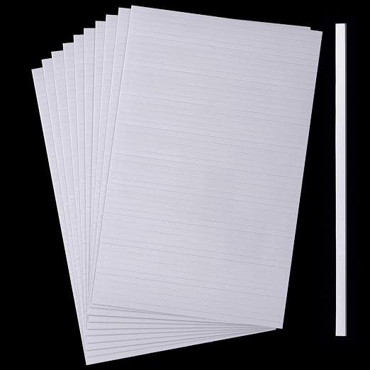 Outus 1000 pcs Foam Sticky Strips Double Sided Foam Tapes 3.9 Inch | 20 Sheets by Outus
