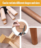 Self-Adhesive Cork Round, Allazone 120 Pack 9 x 9CM Cork Backing Sheets - Image 7