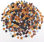 LITMIND Assorted Black Irregular Crystal Mosaic Tiles, 9oz Value Pack - Image 3