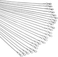 Cmidy 24pcs Chains for Jewelry Making 24 Inch 925 Sterling Silver Plated 1.2mm by Cmidy