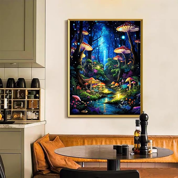 Mushroom Square Diamond Painting Kits - Image 4