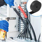 1 Inch Heat Shrink Tape Electrical Roll Black Shrink Wrap Tape Electrical Heat - Image 5