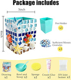 YUCHIYA DIY Glass Mosaic Pen Holder Craft Kit - Image 2