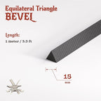 The Foamory's Instant Edge EVA Foam Pre Cut Equilateral Triangle Bevel. 5-30mm - Image 2