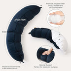 Peallow – Long Round Body Pillow - Image 3