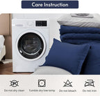 MUXHOMO 5 Pieces Twin Comforter Set, Reversible Bed in a Bag Twin Size - Image 9