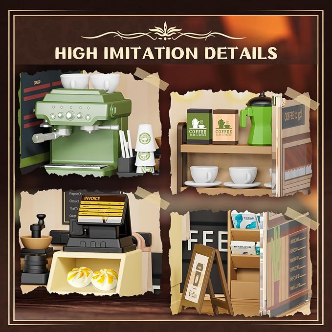 Coffee Shop Mini Model Kits - Image 4