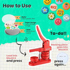 Button Maker Machine 2.25 Inch Pin Maker Kit - Image 7