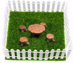 35 Inches Mini Fairy Garden Fence DIY Small Wood Decorative Picket Fence Micro - Image 7