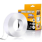 ANLOKE Double Sided Tape Heavy Duty, 1.2 Inchx 200 Inch ，Extra Large Nano by ANLOKE