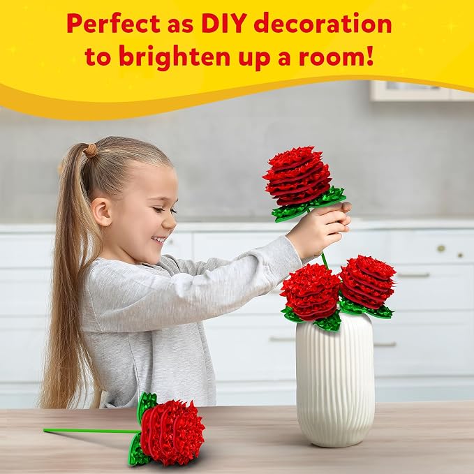 Skillmatics Poke-in Art – DIY Rose Bouquet, Wood Craft Kits | Mess-Free Fun - Image 5