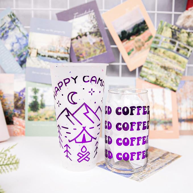 VINYL FROG Chrome Adhesive Vinyl Roll – 12"x60" Glossy Chrome Mirror Purple - Image 6