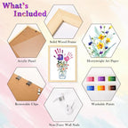 CLUSIVC Flower Bouquet Handprint Craft Kit-Gifts - Image 3