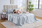 Pure Bamboo California King Sheets, Genuine 100% Organic Viscose Derived from - Image 2