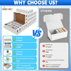 8 Pack Trading Card Storage Box 25000+ Count Cards Storage Box - Image 6