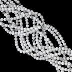 6mm 60PCS Natural White Howlite Gemstone Round Loose Stone Beads - Image 4