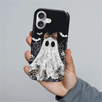 Case for iPhone 17, Scratch Resistant Hybrid Double Layer Hard Shell，Lace Ghost - Image 5