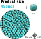 Turquoise Beads Bulk 8mm - Image 2