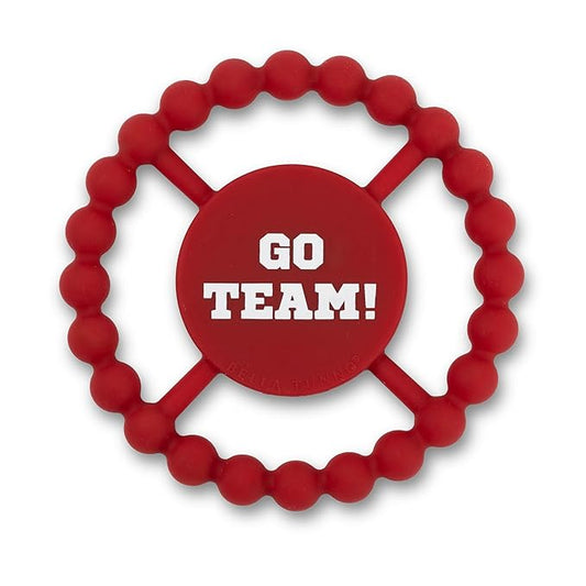 Baby Teether by Bella Tunno, Silicone Teethers for Babies 3-6 Months, 6-12 Months, Baby Toys, Pacifier, Teething Relief, Boys, Girls, Go Team