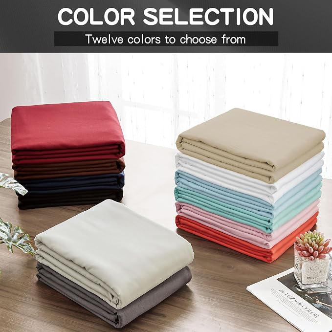 FreshCulture Full Flat Sheets Only 2 Pack - Image 6