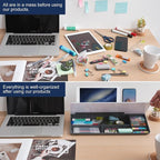 Small Desktop Glass Whiteboard Dry-Erase-Board - Image 3