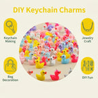 Keychain Charms Bulk 30pcs mixed Cute 3D Charms - Image 5