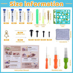 JNENERY Needle Felting Kit, 42 Colors Wool Roving Starter Kit, Needle Felting - Image 2