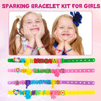 Art & Craft Kits for Kids, Birthday Gifts Friendship Bracelet Making Kit for - Image 3