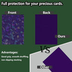 100 Count Purple Card Sleeve for Trading Cards, Perfect Fit Shiny MTG Card - Image 3