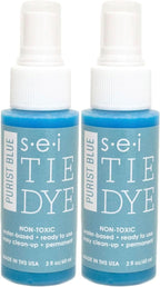 S.E.I. Purist Blue Tie Dye Spray Bottle: 2oz. Non Toxic Fabric Dye Spray by SEI