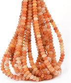 ICAI Beads 5x8mm Natural Rondelle Spacer Loose Beads by CAI+YI+MING