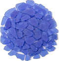 Keedolla Tumbled Sea Glass for Crafts - 40 OZ Flat Frosted Seaglass Pieces for by Keedolla