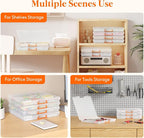 Lifewit 6 Pcs Board Game Storage Boxes, 12.2x10.6'' Paper Container - Image 9