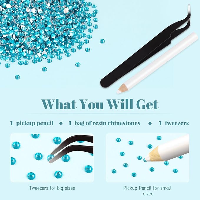 8000PCS 3mm Resin Rhinestones Bulk - Image 6