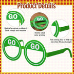 Pajean 32 Pcs Train Party Decoration Train Themed Paper Eyeglasses Photo Booth - Image 3