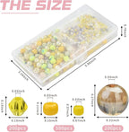 Rired 27 Yellow Glass Beads for Bracelet kit, Earring and Phone Chain - Image 2