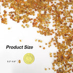 QEQEKAKA Sea Glass Stones for Crafts About 0.5LB Glass Pebbles Gemstones Bulk - Image 2