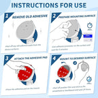 6 Pcs Dash Cam Adhesive Pads, Double Sided Adhesive Pads - Image 7