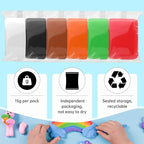 Red Air Dry Clay 72 Packs Foam Clay Air Dry Foam Clay, Crafting Clay, Moldable - Image 2