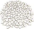200g Ceramic Mosaic Tiles for Crafts, Irregular Stained Ceramic 0.2"x0.8" - Image 2