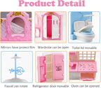 35 Pcs Dollhouse Furniture Accessories Set Mini House Furniture Small Dollhouse - Image 5